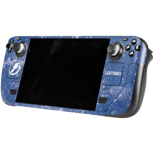 NHL Tampa Bay Lightning Frozen Steam Deck Handheld Gaming Computer Skin